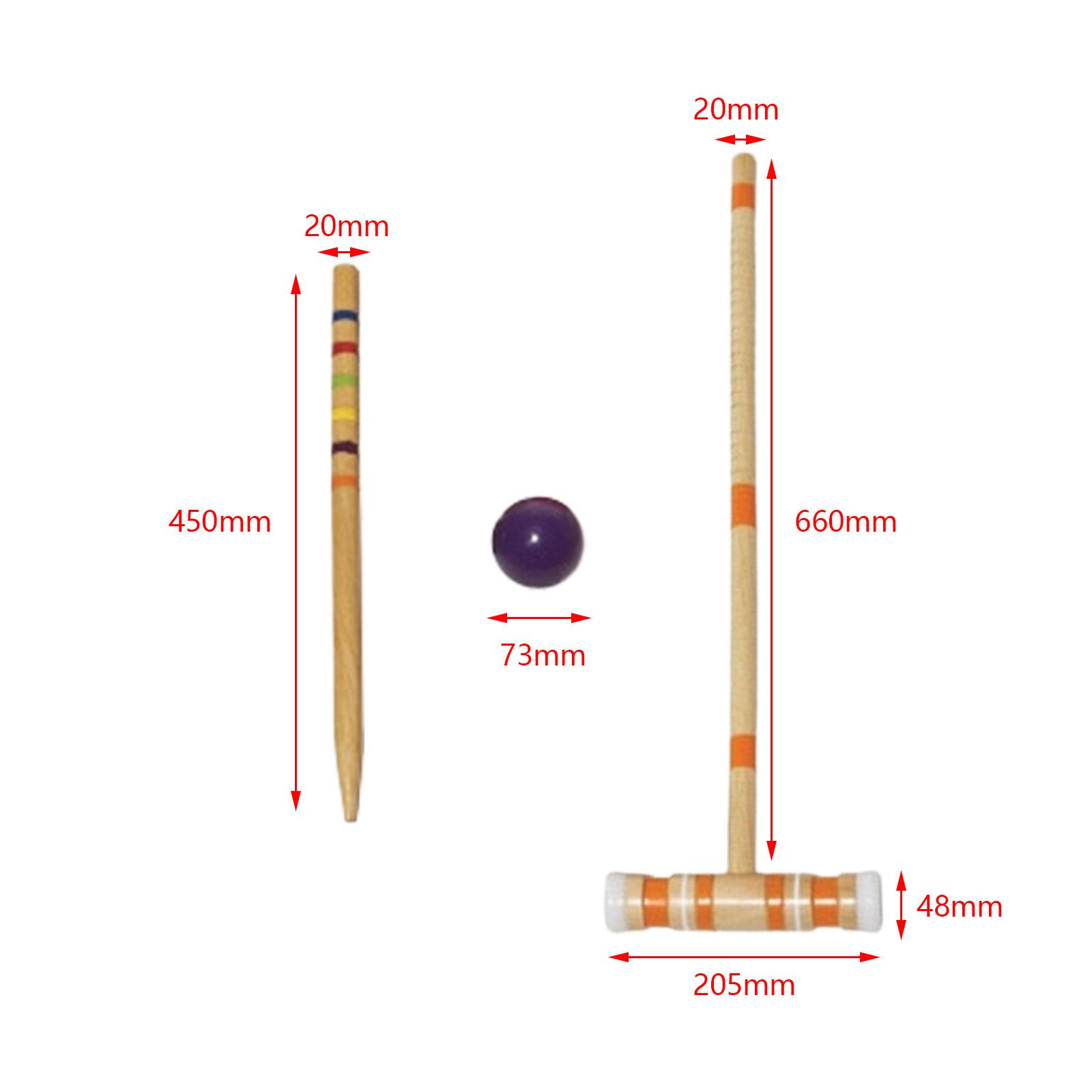 Croquet Set Lawn - Zestaw do gry w kroke, sportowy