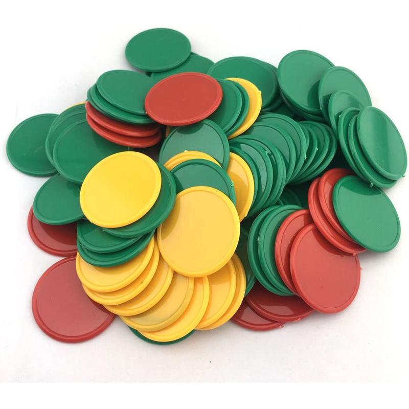 Party Games Juegos De Mesa - 40 SZTUK 37MM Plastikowe żetony do