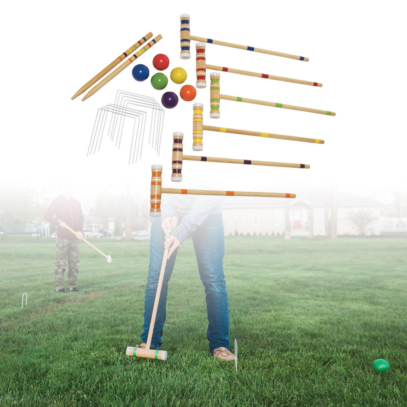 Croquet Set Lawn - Zestaw do krokieta dla 6 graczy,