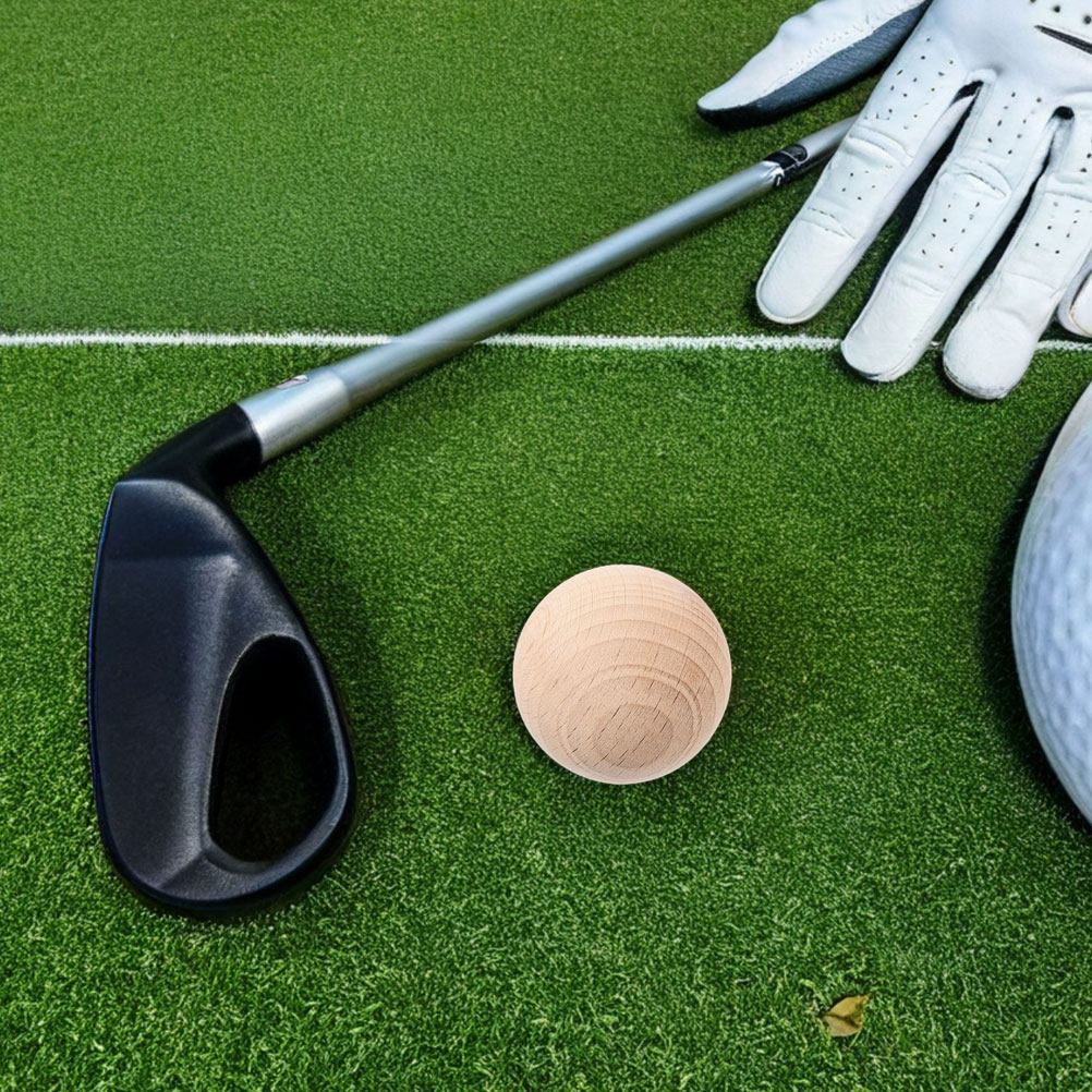 Croquet Set Lawn - Drewniana piłka do kroketu, wykonana z