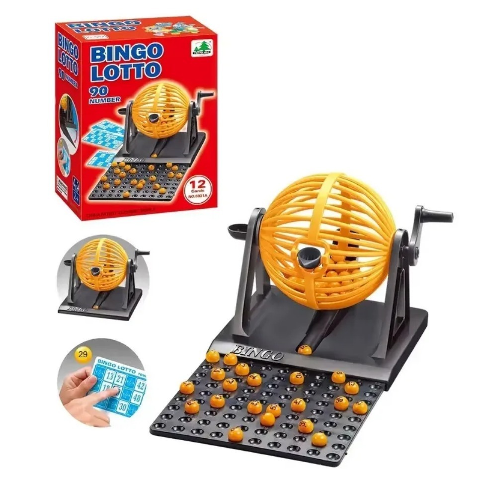 Party Games Juegos De Mesa - Luksusowy zestaw do gry w bingo
