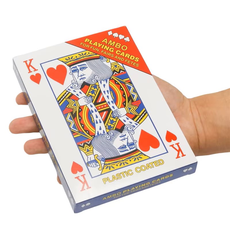 Party Games Juegos De Mesa - Duże karty do gry Jumbo 2x