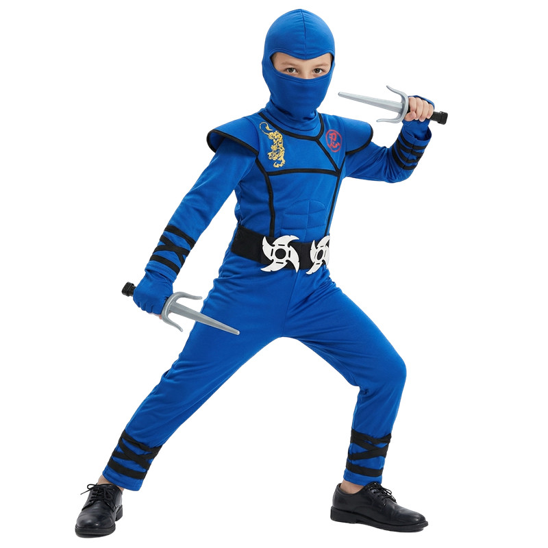 Czarno-niebieski strój ninja d – Party Games Girls recenzja i cena