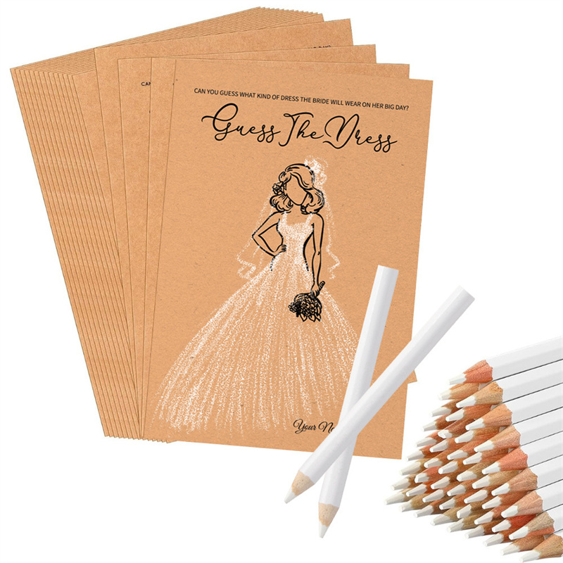 20 szt. Kart do gry w odgadywa – Party Games Bridal Shower recenzja i cena