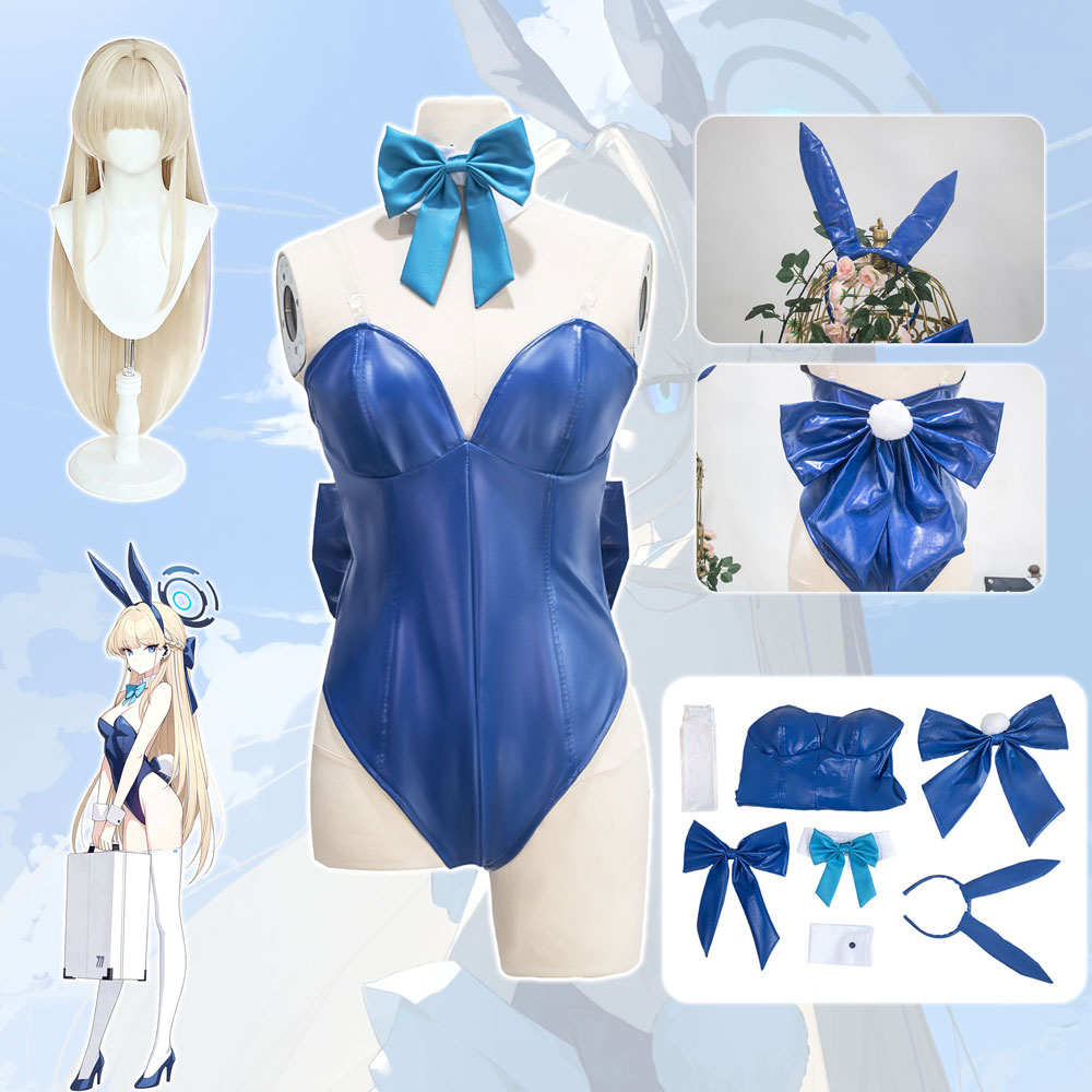Kostium cosplay Bunny Girl Asu – Party Games Girls recenzja i cena