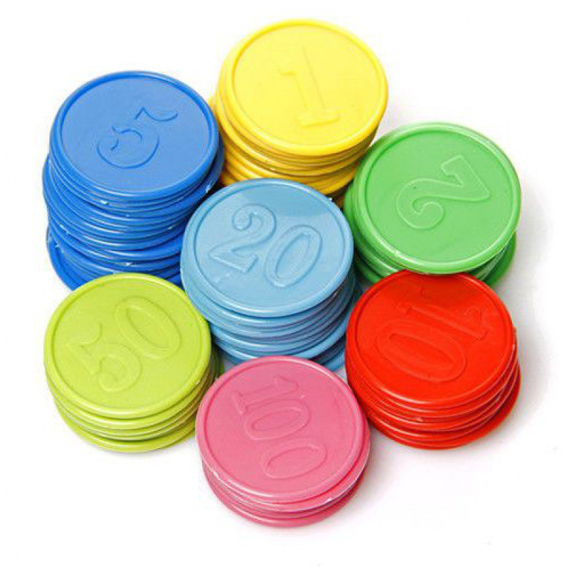 Chipy do pokera z cyframi Licz – Party Games Juegos De Mesa recenzja i cena