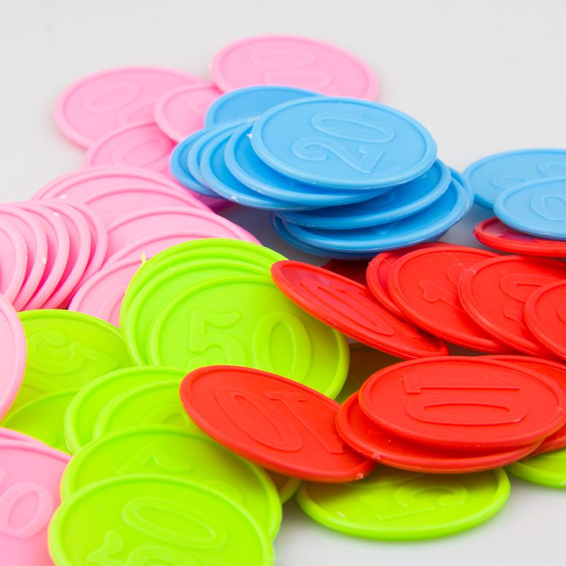 Chipy do pokera z cyframi Licz – Party Games Juegos De Mesa recenzja i cena