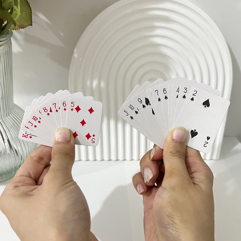 5 SZTUK Mini Karty do Pokera G – Party Games Juegos De Mesa recenzja i cena