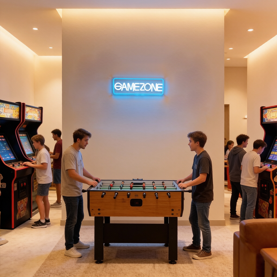 Neonowy znak LED Game Zone, za – Party Games Youth recenzja i cena
