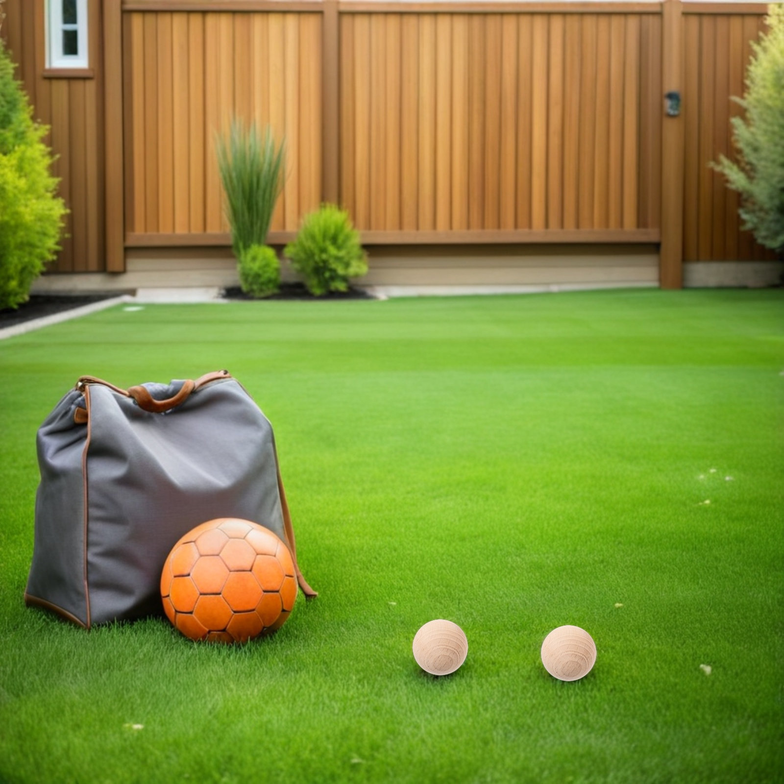 4 sztuki naturalnych drewniany – Croquet Set Lawn recenzja i cena