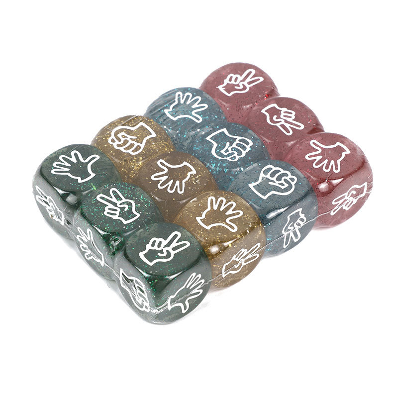 10 SZTUK Brokatowe kostki 6-st – Party Games Juegos De Mesa recenzja i cena