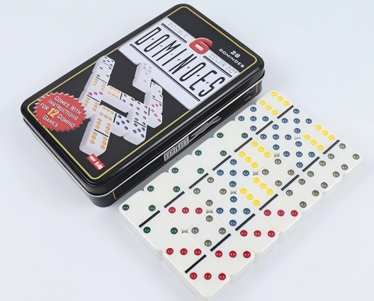 Elegancki zestaw domino Double – Party Games Box recenzja i cena